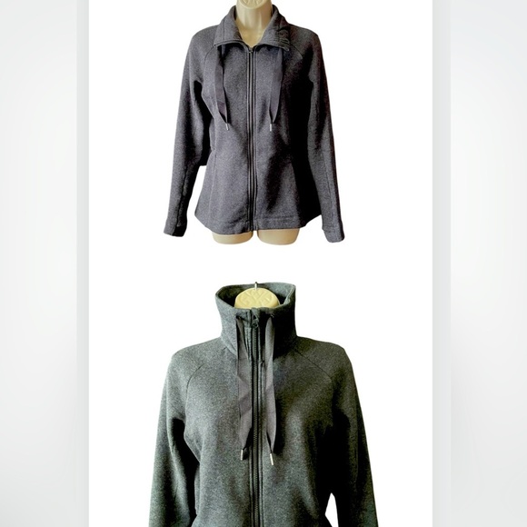 lululemon athletica Jackets & Blazers - LULULEMON & Go Take Off Fleece Jacket Zip Up Gray Size  4